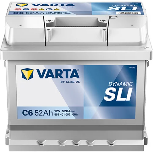 Autobatéria VARTA 552401052 12V 520A 52Ah