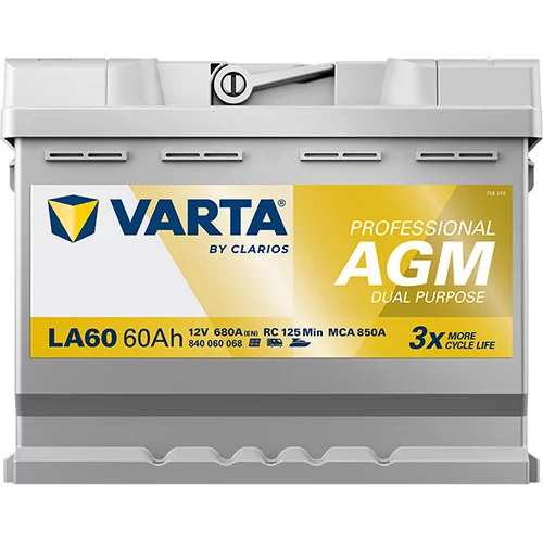 Štartovacia batéria 840060068K312 /VARTA/ - obr. 2
