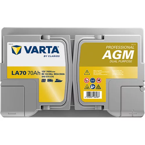 Štartovacia batéria 840070076K312 /VARTA/ - obr. 3