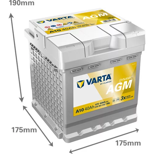 Štartovacia batéria 540901042K262 /VARTA/ - obr. 1