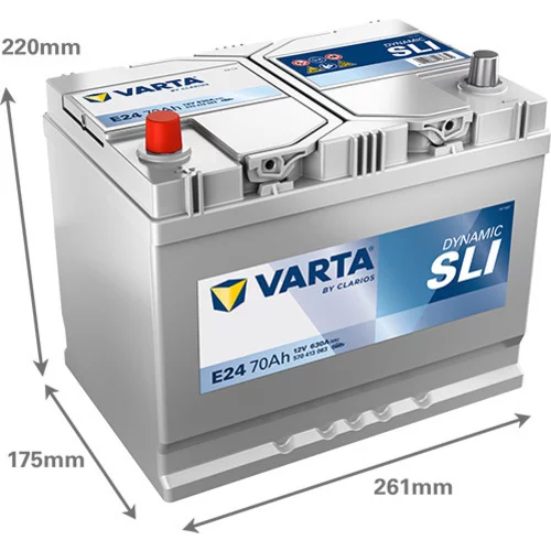 Štartovacia batéria 570413063K262 /VARTA/ - obr. 1