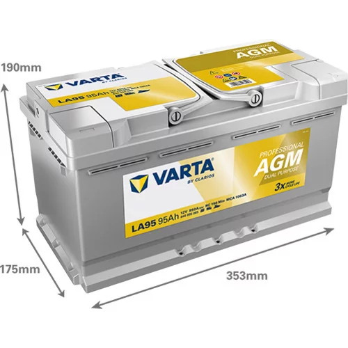 Štartovacia batéria 840095085K312 /VARTA/ - obr. 1