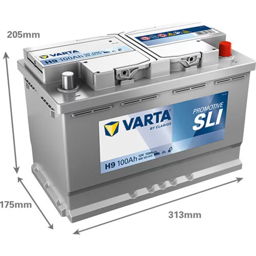 Štartovacia batéria 600123072K182 /VARTA/ - obr. 1