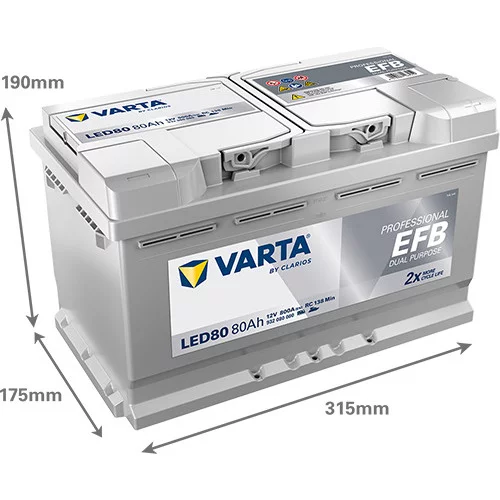 Štartovacia batéria 932080080K312 /VARTA/ - obr. 1