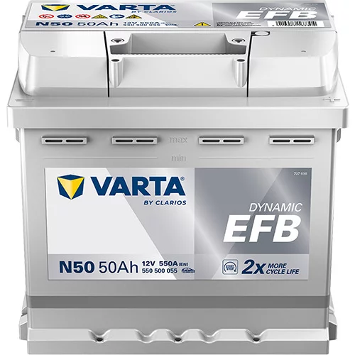 Štartovacia batéria VARTA 550500055K262