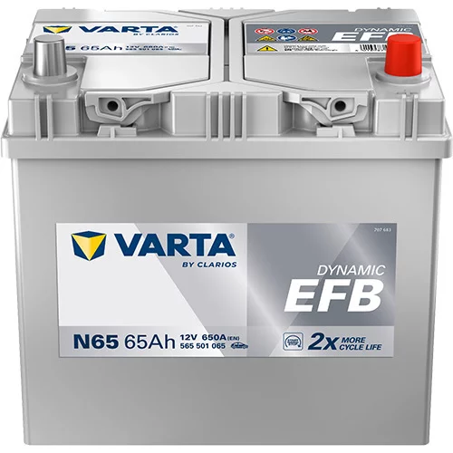 Batéria VARTA 565501065 EFB 12V 650A 65Ah