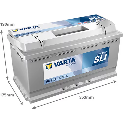 Štartovacia batéria 590122072K262 /VARTA/ - obr. 1