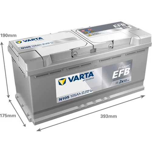 Štartovacia batéria 605500095K262 /VARTA/ - obr. 1