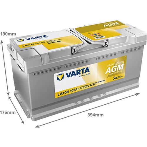 Štartovacia batéria 840105095K312 /VARTA/ - obr. 1