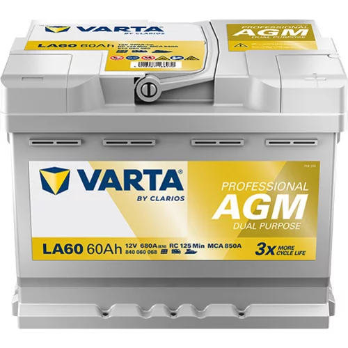 Štartovacia batéria VARTA 840060068K312