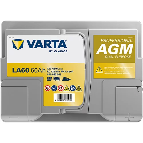 Štartovacia batéria 840060068K312 /VARTA/ - obr. 3