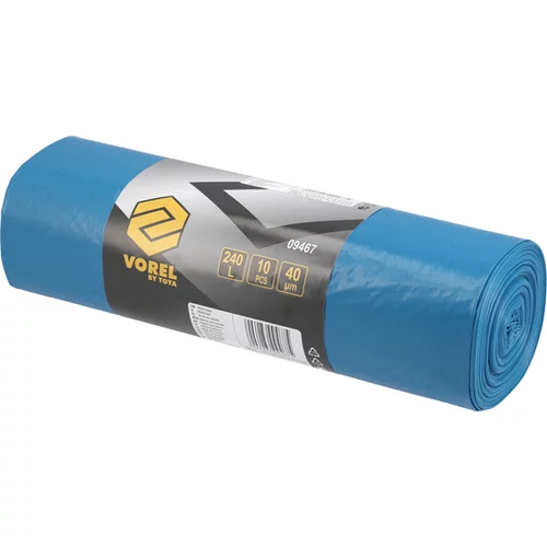 VRECKÁ NA BÝVANIE ODPADU 240L 10KS 45ꙠM /VOREL/ - obr. 2