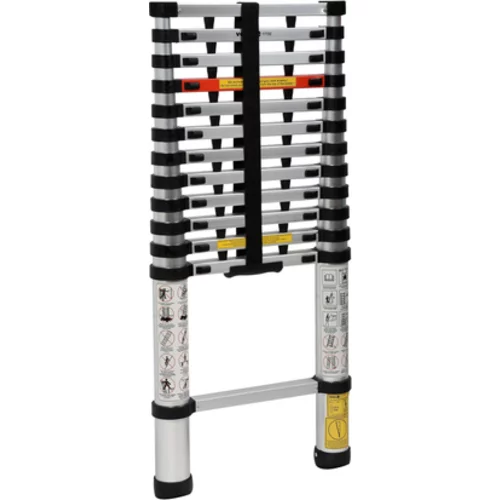 REBRÍK TELESKOPICKÝ ALU 3,8M 13 STUPŇOV /VOREL/ - obr. 2