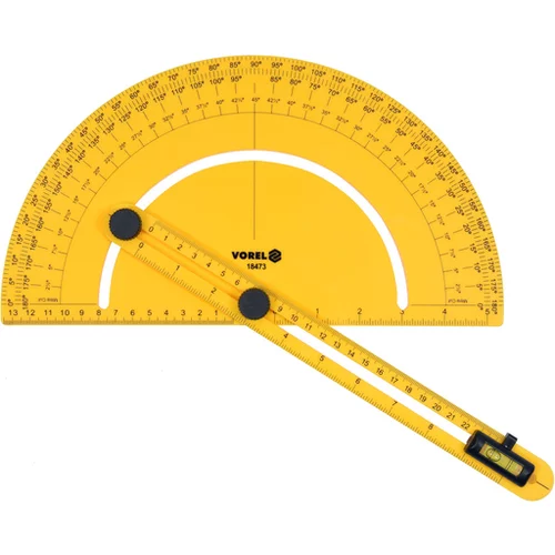 ÚHLOMER S LIBELLOU A POHYBLIVÝM RAMENOM 250 MM /VOREL/ - obr. 2