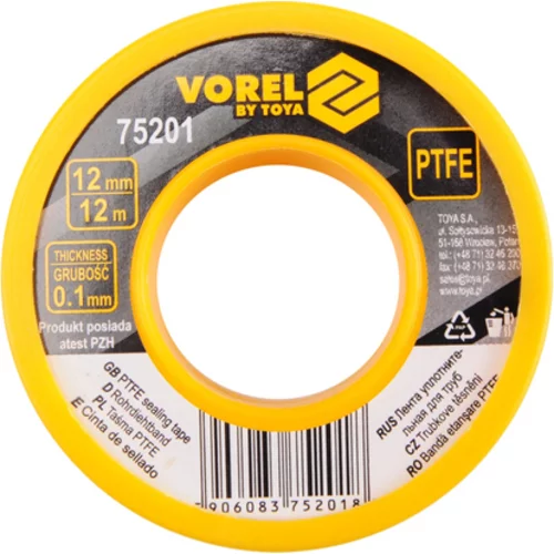 PTFE PÁSKA 12MX12MMX0,1MM /VOREL/