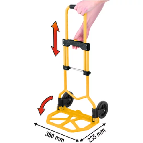 SKLÁDACÍ SKLADOVÝ VOZÍK 70KG /VOREL/ - obr. 10