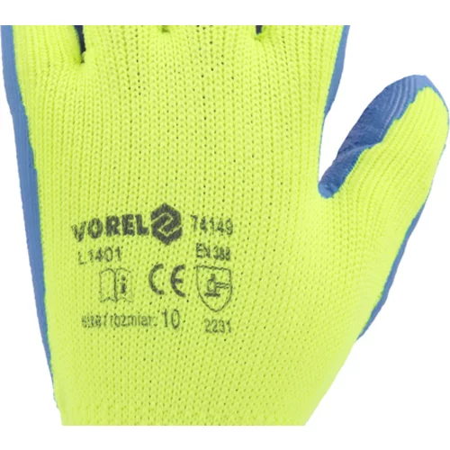 IZOLOVANÉ OCHRANNÉ RUKAVICE GCLA0510 ŽLTÉ /VOREL/ - obr. 4