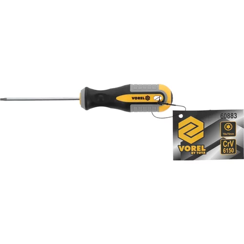 TORX SKRUTKOVAČ T8X75 MM CRV /VOREL/ - obr. 2