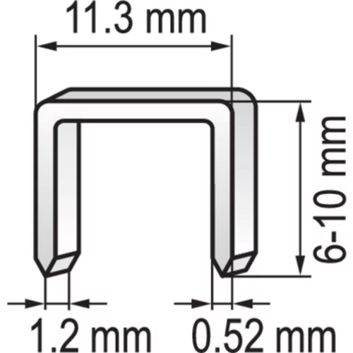 ZOŠÍVAČKA KLADIVÁ 6-10MM /VOREL/ - obr. 7