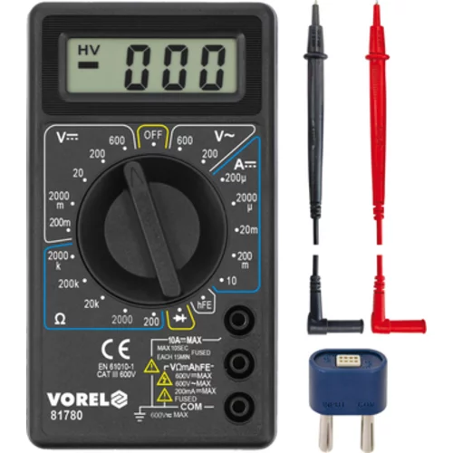 DIGITÁLNY UNIVERZÁLNY METER /VOREL/ - obr. 1