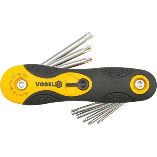 TORX KĽÚČE T9-T40, CR-V, SADA 8 KS.