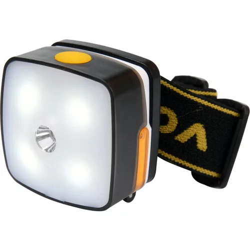 ČELOVÁ LAMPA 3W LED A 4 SMD LED BATÉRIA.