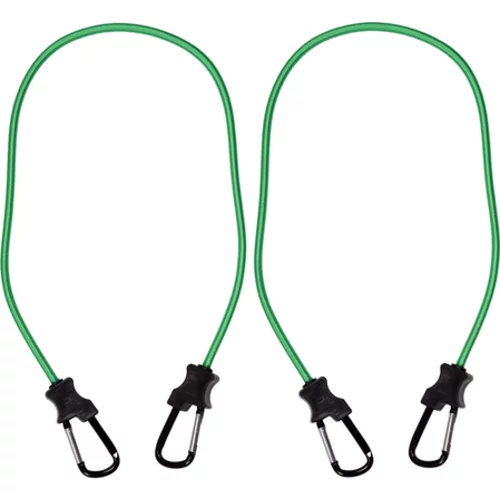 ELASTICKÉ STRAPERY S KRABÍNOU/DVA KUSY 100CM/8MM HLINÍKOVÉ HÁČKY
