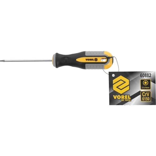 TORX SKRUTKOVAČ T7X75 MM CRV /VOREL/ - obr. 2