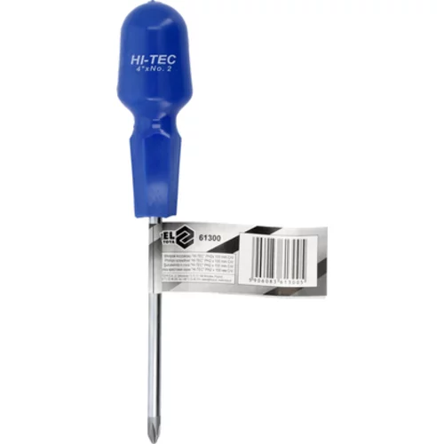 KRÍŽOVÝ SKRUTKOVAČ HI-TEC PH2X100MM /VOREL/ - obr. 2