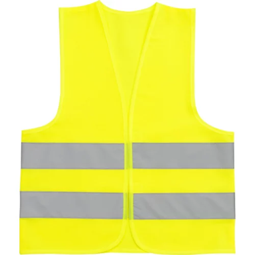 VEĽKOSŤ ŽLTEJ VÝSTRAŽNEJ VESTY. L