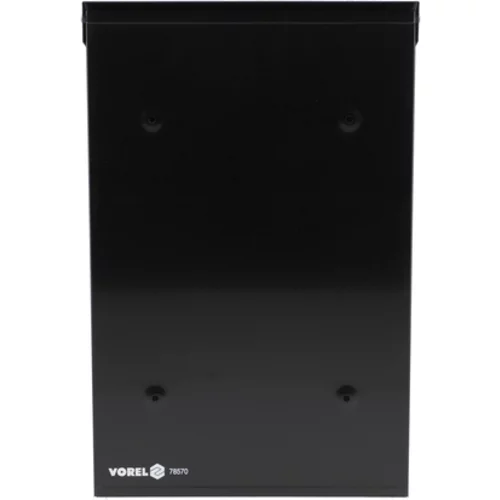 LISTINOVÁ SCHRÁNKA 400X250X100MM - ČIERNA /VOREL/ - obr. 3