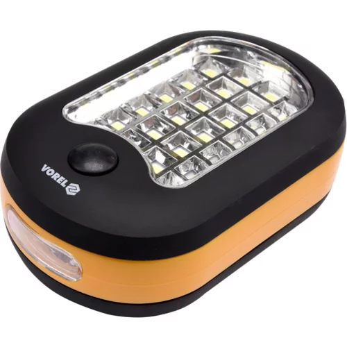 RUČNÁ LAMPA 24+3 LED /VOREL/ - obr. 1