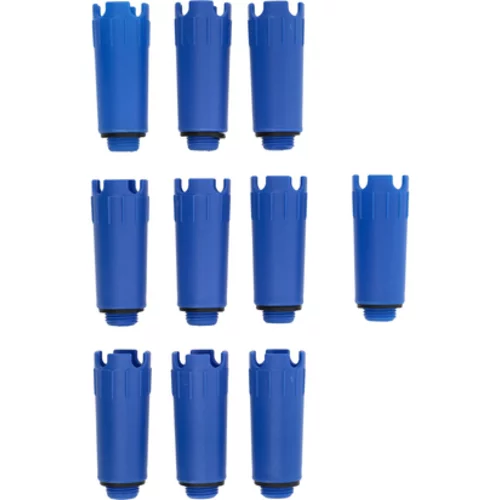 HYDRAULICKÁ ZÁSTRČKA, INŠTALÁCIA 1/2'' S TESNENÍM, MODRÁ 10 KS