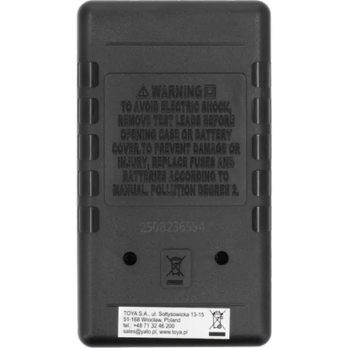 DIGITÁLNY UNIVERZÁLNY METER /VOREL/ - obr. 2