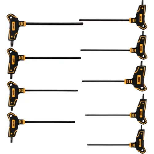 TORX LOCKET SET KĽÚČ S RÚČKOU. 9 KS