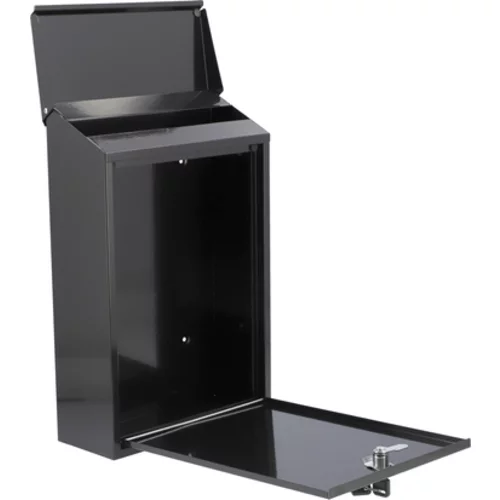LISTINOVÁ SCHRÁNKA 400X250X100MM - ČIERNA /VOREL/ - obr. 2