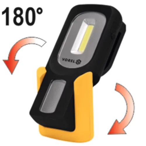 OTOČNÁ RUČNÁ LAMPA COB LED 3W NABÍJACÍ /VOREL/ - obr. 8