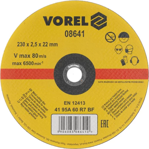 KOVOVÉ REZNÉ KOTOUČE 230X2,5X22