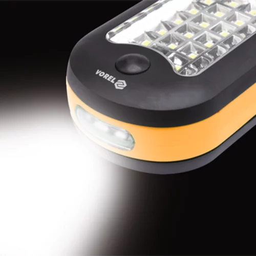 RUČNÁ LAMPA 24+3 LED /VOREL/ - obr. 4