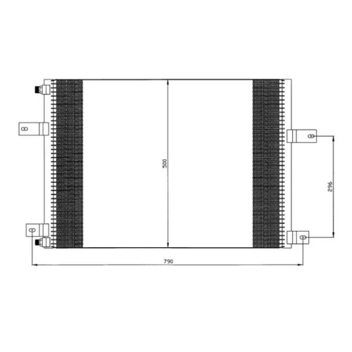 Kondenzátor klimatizácie 8880400372 /WAECO/ - obr. 1