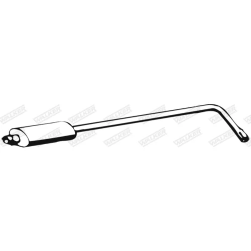 Predný tlmič výfuku WALKER 01389
