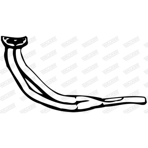 Výfukové potrubie WALKER 01646
