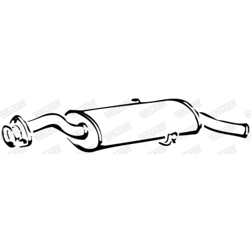Koncový tlmič výfuku WALKER 12687