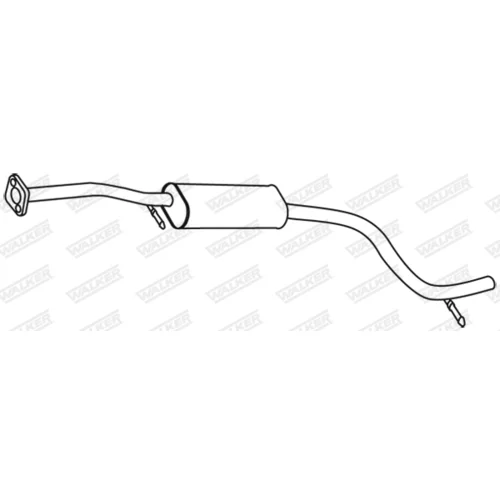 Stredný tlmič výfuku 22218 /WALKER/ - obr. 4
