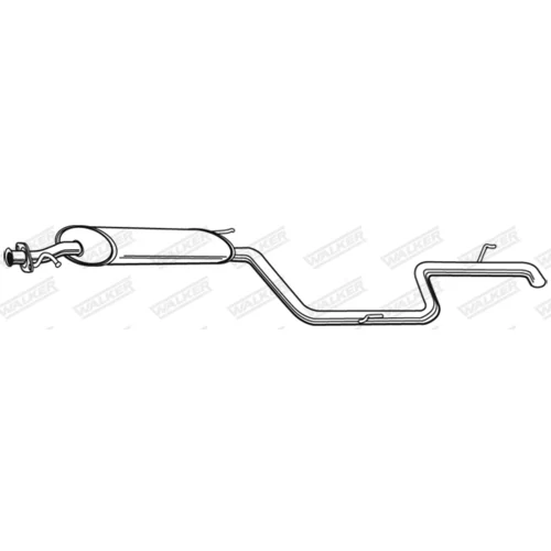 Koncový tlmič výfuku 22231 /WALKER/ - obr. 1