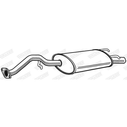 Koncový tlmič výfuku WALKER 22363