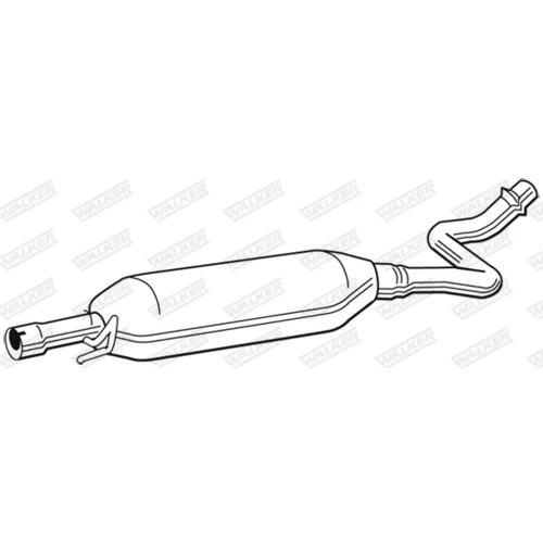 Stredný tlmič výfuku 22711 /WALKER/ - obr. 4