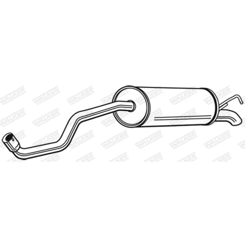 Koncový tlmič výfuku 24060 /WALKER/ - obr. 2