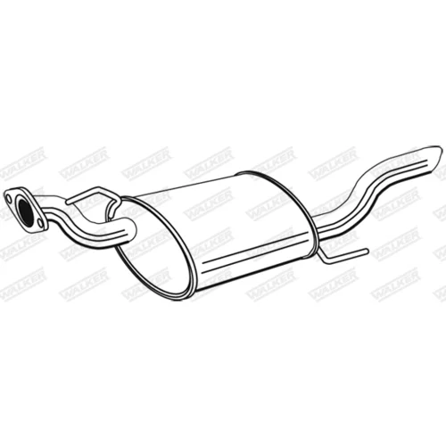 Koncový tlmič výfuku 24176 /WALKER/ - obr. 9