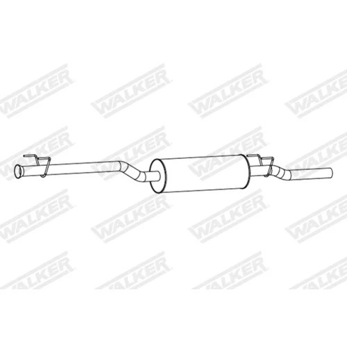Koncový tlmič výfuku 24500 /WALKER/ - obr. 4